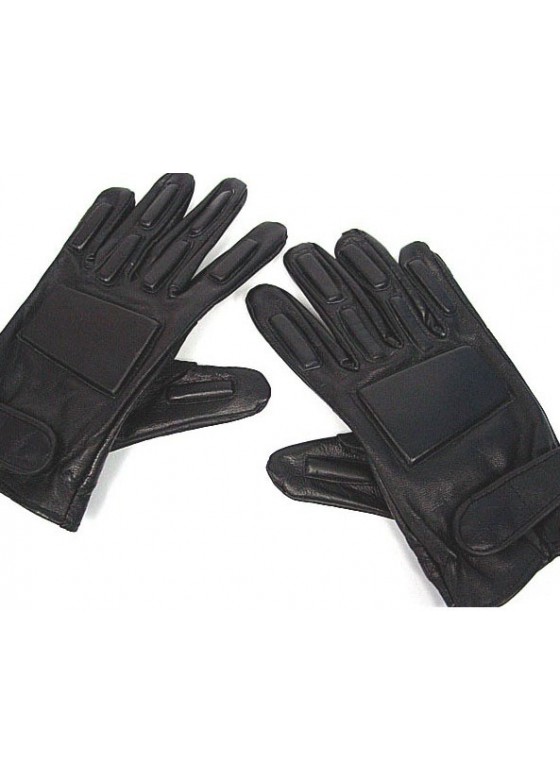 Army Full Finger Airsoft Supple Leather Combat Gloves