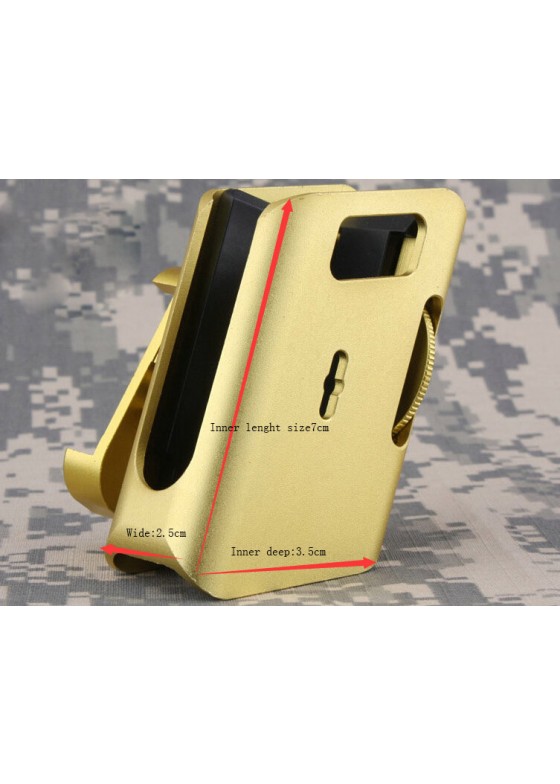Tactical IPSC aluminum Pouch mag CNC Military IPSC Pouch magazine