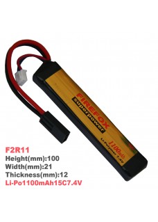 Li-Po polymer battery 1200mAh15C7.4V(F2R11)