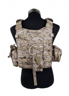 500D Nylon Airsoft  094 Tactical Vest With 5 Pouches AOR1