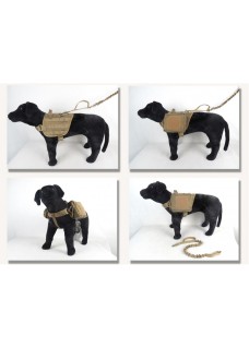  High Quality 1000D Nylon Tactical Dog Vest With Accessories Pouch