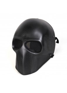 Paintball Colorful Carbon Fiber Face Mask Airsoft Wargame Mask