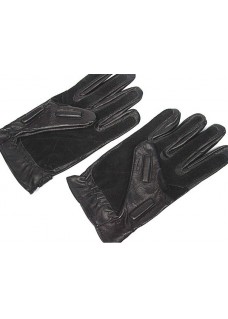 Army Full Finger Airsoft Supple Leather Combat Gloves