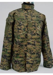 Tactical Military Special Force Combat Uniform Digital Woodland Camo