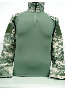 USMC Army Tactical Combat Shirt With Elbow Pads Digital ACU Camo