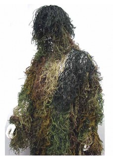 Wolf Slaves Hunting Airsoft Ghillie Suit Mossy Camo Woodland