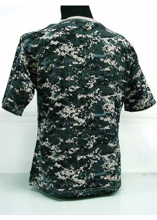 Fashion Camouflage Short Sleeve T-Shirt Digital Urban Camo