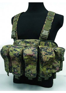 AK Magazine Chest Rig Carry Vest For CS Wargame Combat Vest