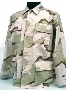 Army Clothing Combat Suit BDU Uniform Set Desert Camo