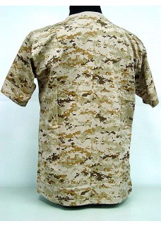 Fashion Camouflage Short Sleeve T-Shirt Digital Desert Camo