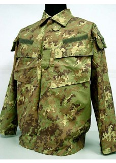 Army Clothing Combat Suit BDU Uniform Set Italian Vegetato Camo