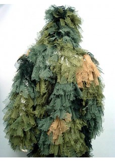 Wargame Hunting Airsoft Ghillie Suit Camo Woodland