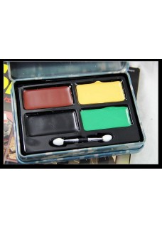 Military Camouflage Oil Painting  Compact With 4 Colors