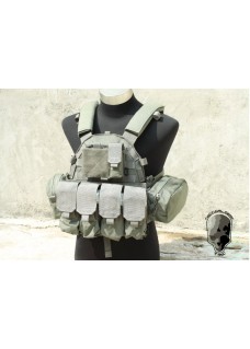 High Quality  Nylon Airsoft 094 Tactical Military Vest With 6 Pouches FG