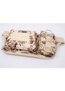 Military Tactical Nylon Double Pouch Waist Bag