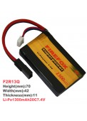 Li-Po polymer battery 1300mAh20C7.4V(F2R13Q)