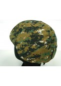 Tactical Helmet Cover Type B-Digital Woodland Camo