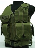 Airsoft Tactical Combat Mesh Vest Olive Drab