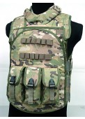 Four In One Tactical Vest Airsoft Paintball Combat Assault Vest