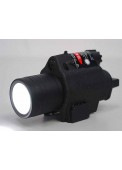 M6 Gun Flashlight QD LED Tactical Flashlight & Red Laser Sight