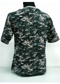 Camouflage Short Sleeve T-Shirt Digital Urban Camo 