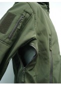 Sharkskin Parka Soft Shell Waterproof Jacket Olive Drab