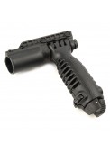 Tactical RIS Total Bipod Flashlight Holder Foregrip Grip