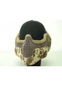 Airsoft New Stalker Style Splinter Reticulated Mask 