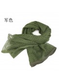 Tactical Mesh Net Camo Multi Purpose Scarf For Wargame,Sports & Other Outdoor Activities
