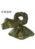 Tactical Mesh Net Camo Multi Purpose Scarf For Wargame,Sports & Other Outdoor Activities