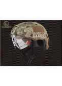 Tactical BJ Helmet  NVG Mount And Side Rail With Clear Visor For Military 