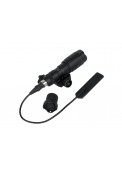 Wolf slaves M300 Mini Tactical gun flashlight with gun mount black