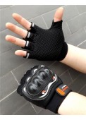 Fashion Half Finger Motorcycle Gloves, Racing Driver Riding Gloves