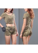 Chiefs Scorpion Camouflage Culottes Tactical Fashion Ladies Pants