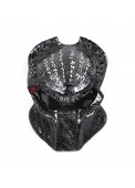 High Quality Carbon Fiber Alien Face Mask For Cosplay Airsoft Tactical Mask