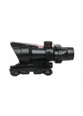 Tactical Rifle Scope HY9065 ACOG 1X32HD-2C Q RifleScope with quick release Holder