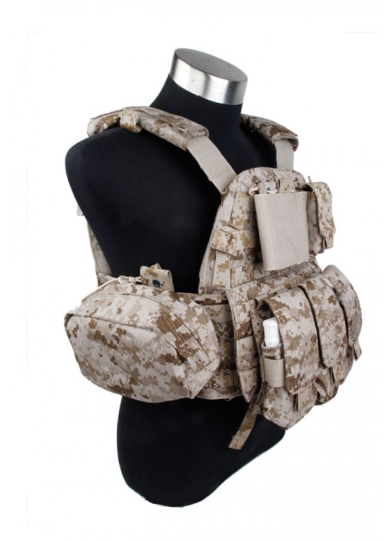 500D Nylon Airsoft  094 Tactical Vest AOR1
