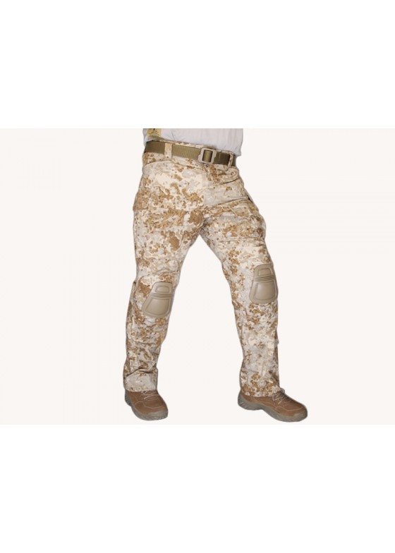 Military Tactical Combat G3 Trousers With Protected Knee Pads