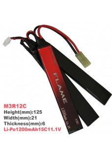 1200 mah15c11.1v Li-polymer电池(M3R12C)