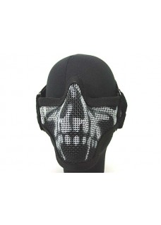 网面具1代有色骷髅版/钢丝面具/骷髅图案 防护面罩