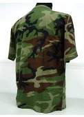Camouflage Short Sleeve T-Shirt Woodland Camo 