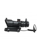 Tactical Rifle Scope HY9057 ACOG 1X32HD-2A L Rifle Scope with red laser light