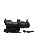 Tactical Rifle Scope HY9061 ACOG 1X32HD-2BL Rifle Scope with red laser light