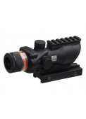 Tactical RifleScope HY9185 SPINA ACOG SCOPE GL 4X32 With Red Fiber & Upper Mount Base