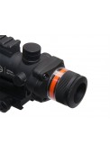 Tactical RifleScope HY9185 SPINA ACOG SCOPE GL 4X32 With Red Fiber & Upper Mount Base
