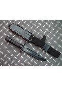 Tactical Airsoft Plastic Dummy M9 Bayonet With Sheath Model