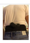 Tactical Adjustable Belly Band Waist Pistol Gun Holster With Double Magazine Pouches