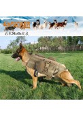 Tactical Gear Molle Tactical Vest For Police Army Dog With Medical Pouch